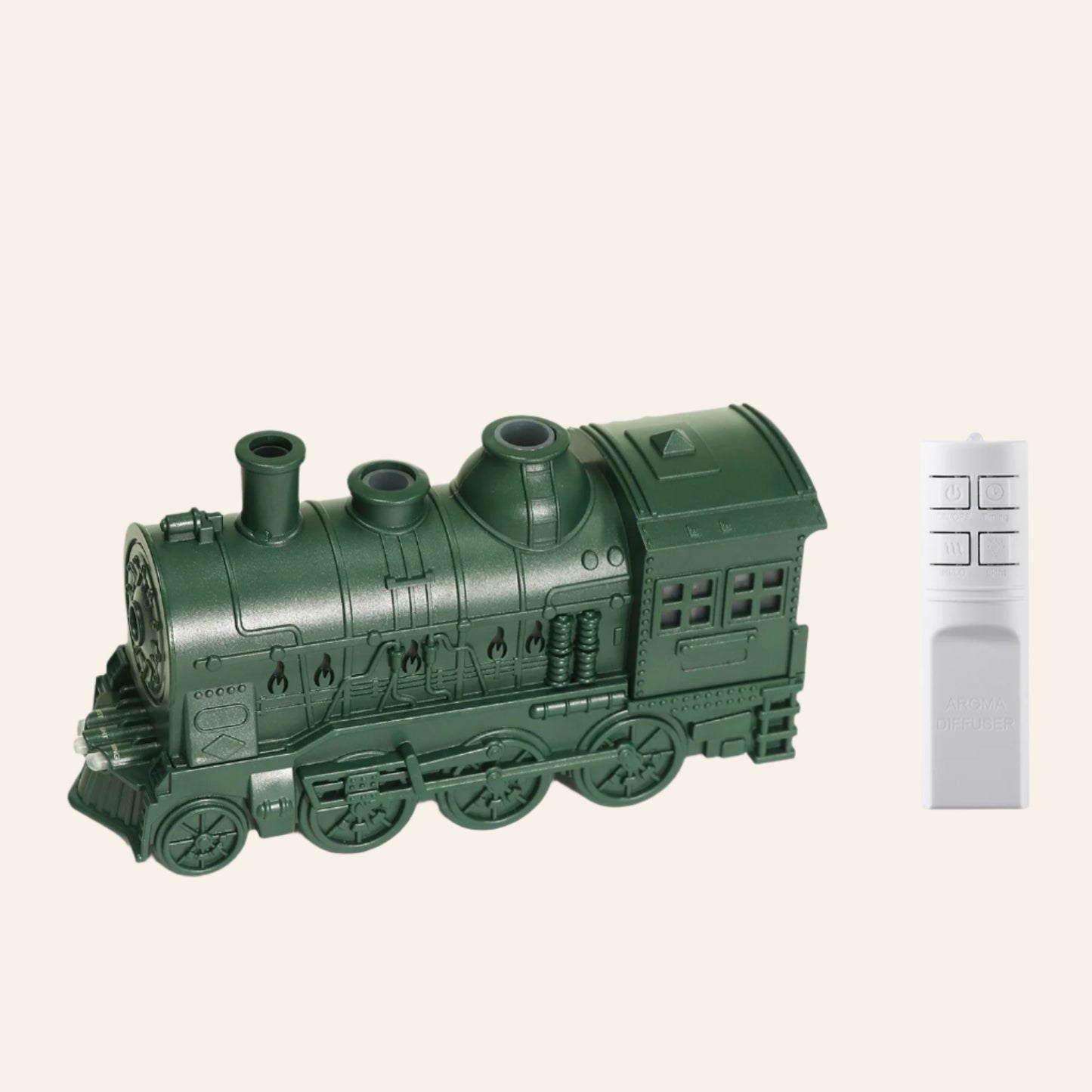 Flamevoy | A Train of Light and Mist at Dusk