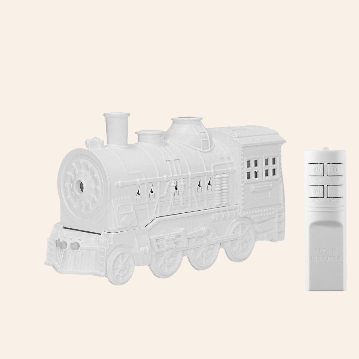 Flamevoy | A Train of Light and Mist at Dusk