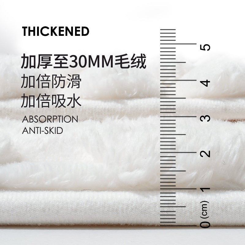 Memory foam bathroom mat home toilet absorbent floor mat shower room door wipe mat quick-drying bathroom door mat