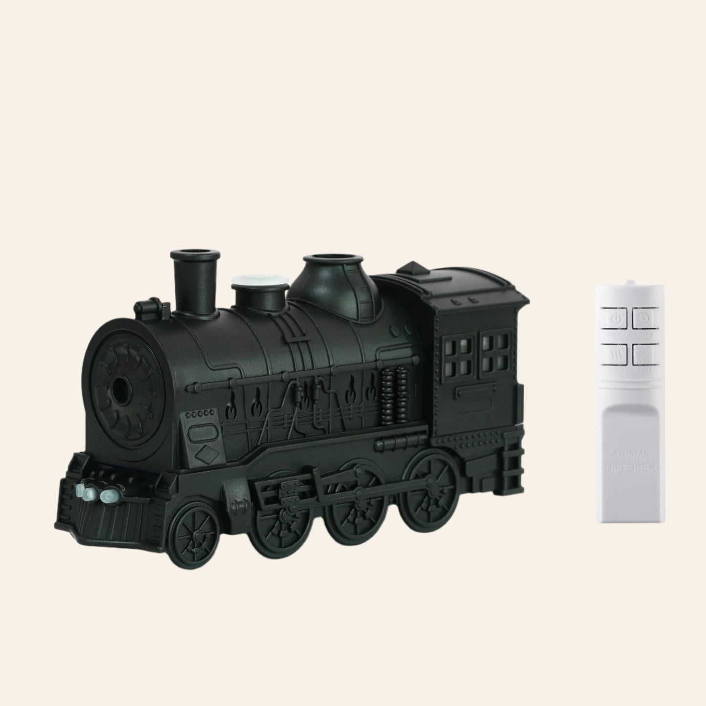 Flamevoy | A Train of Light and Mist at Dusk